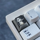 1U Titanium Alloy Artisan Keycaps Precision Pointillism for Mechanical Keyboard -Anya A